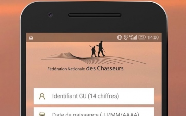 smartphone avec application chassadapt